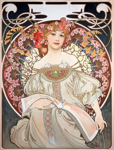 Affiche par Alphonse Mucha